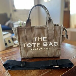 Marc Jacobs The Tote Bag in Green Canvas Size Small